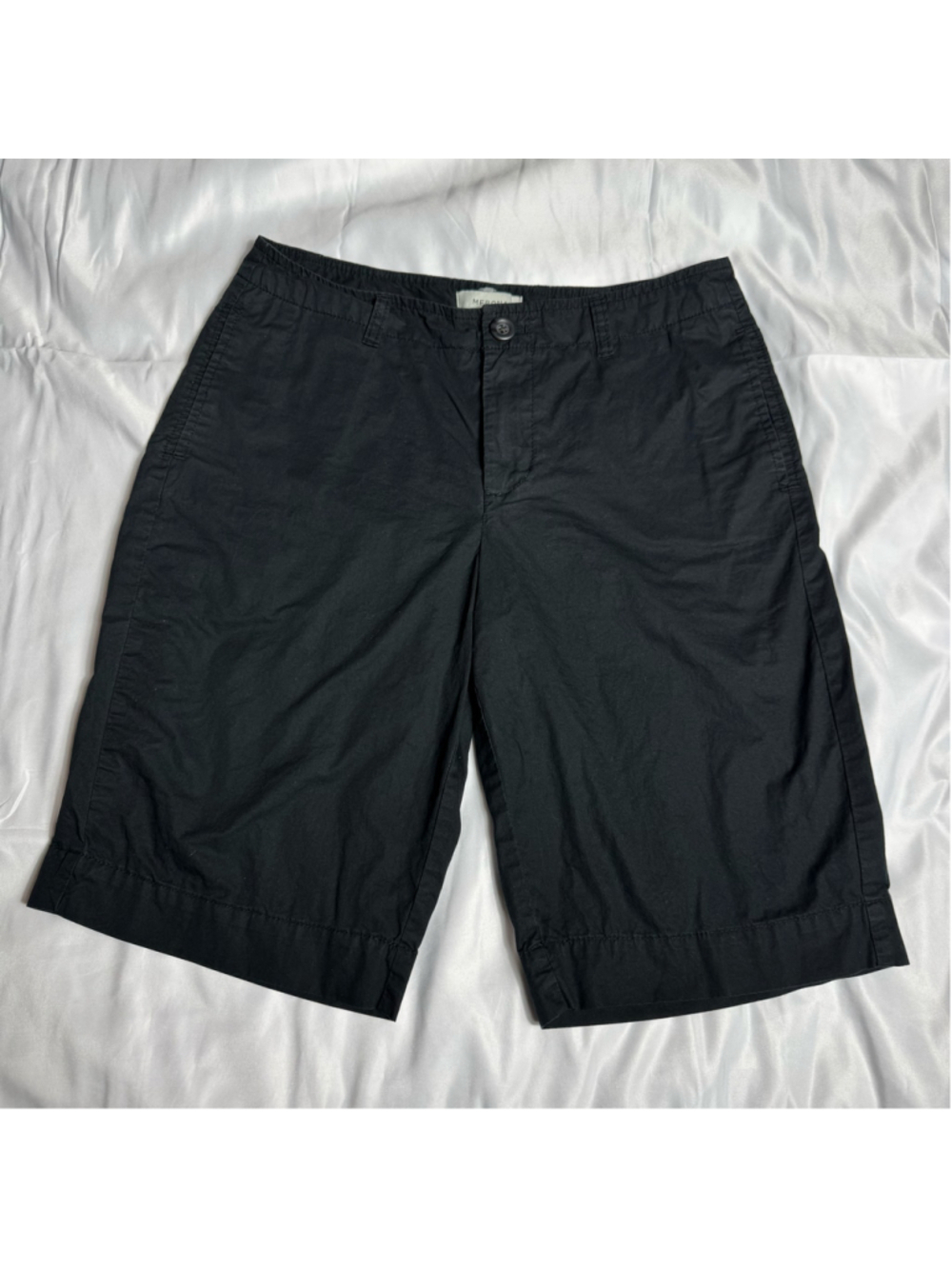 Women's Merona Black Bermuda Shorts Size 8